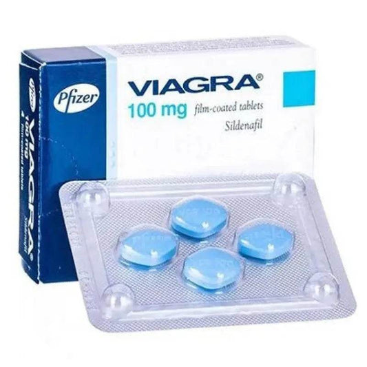 Pfizer Viagra 100mg - 4 Tablets Imported